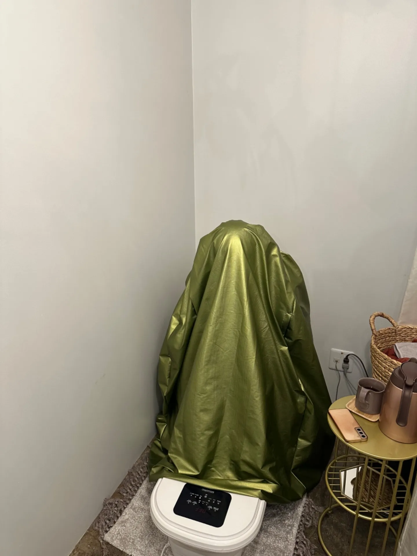 リピーター様がご来店🌿オーガニックよもぎハーブ蒸し